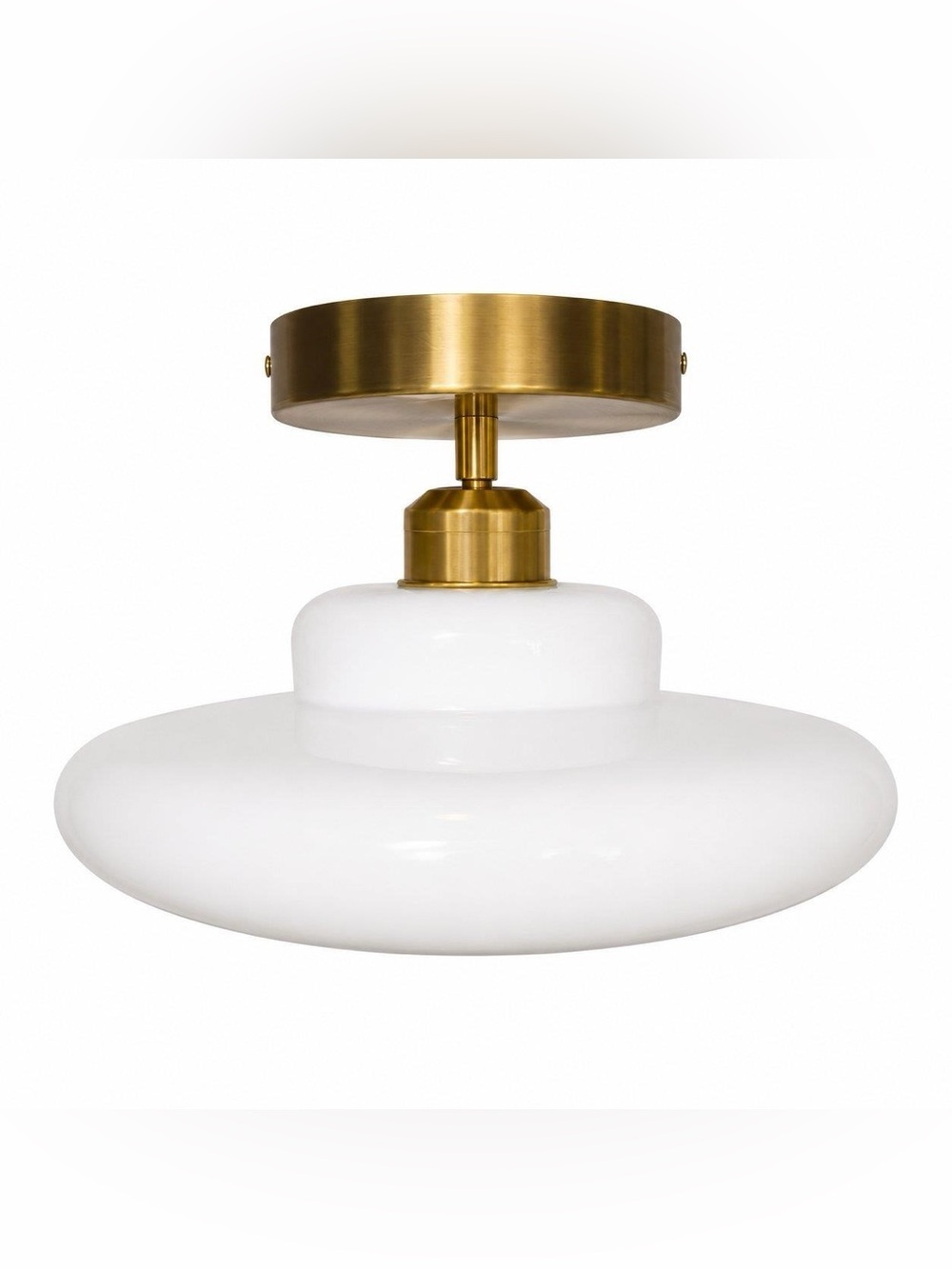 NEW- Mcm style White Ceiling Light
